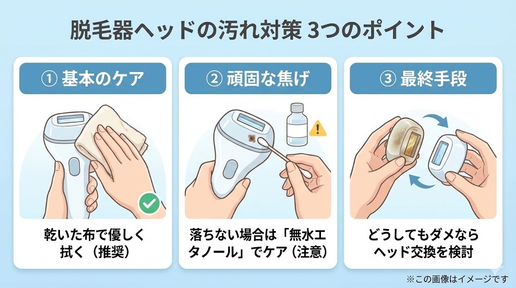 結論:基本はから拭き!落ちない焦げには「無水エタノール」が有効だが注意も必要