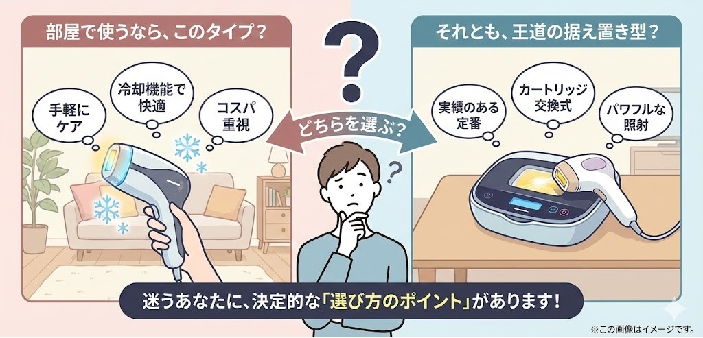 でもちょっと待って！「部屋で使う」なら王道ケノンと迷いませんか？