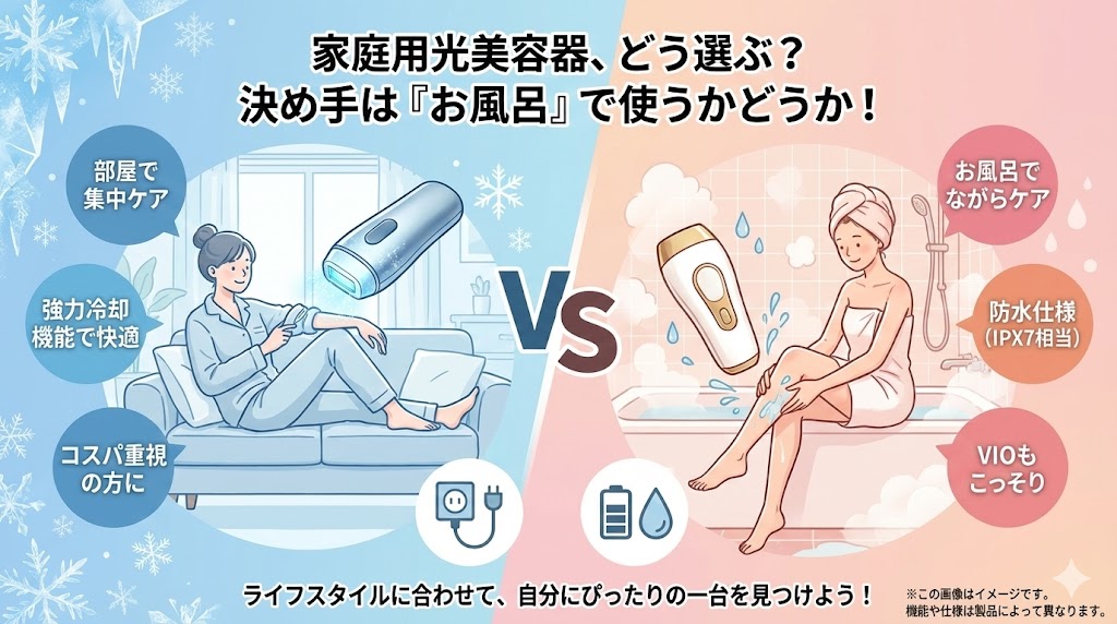 Ulikeとヤーマンどっちがいい？Air 10とヴィーナスを比較してわかった「お風呂」という決定的な違い