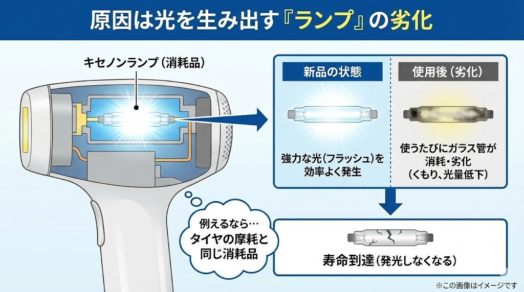 そもそも脱毛器に回数制限があるのはなぜ?0になったら絶対に打てないの?